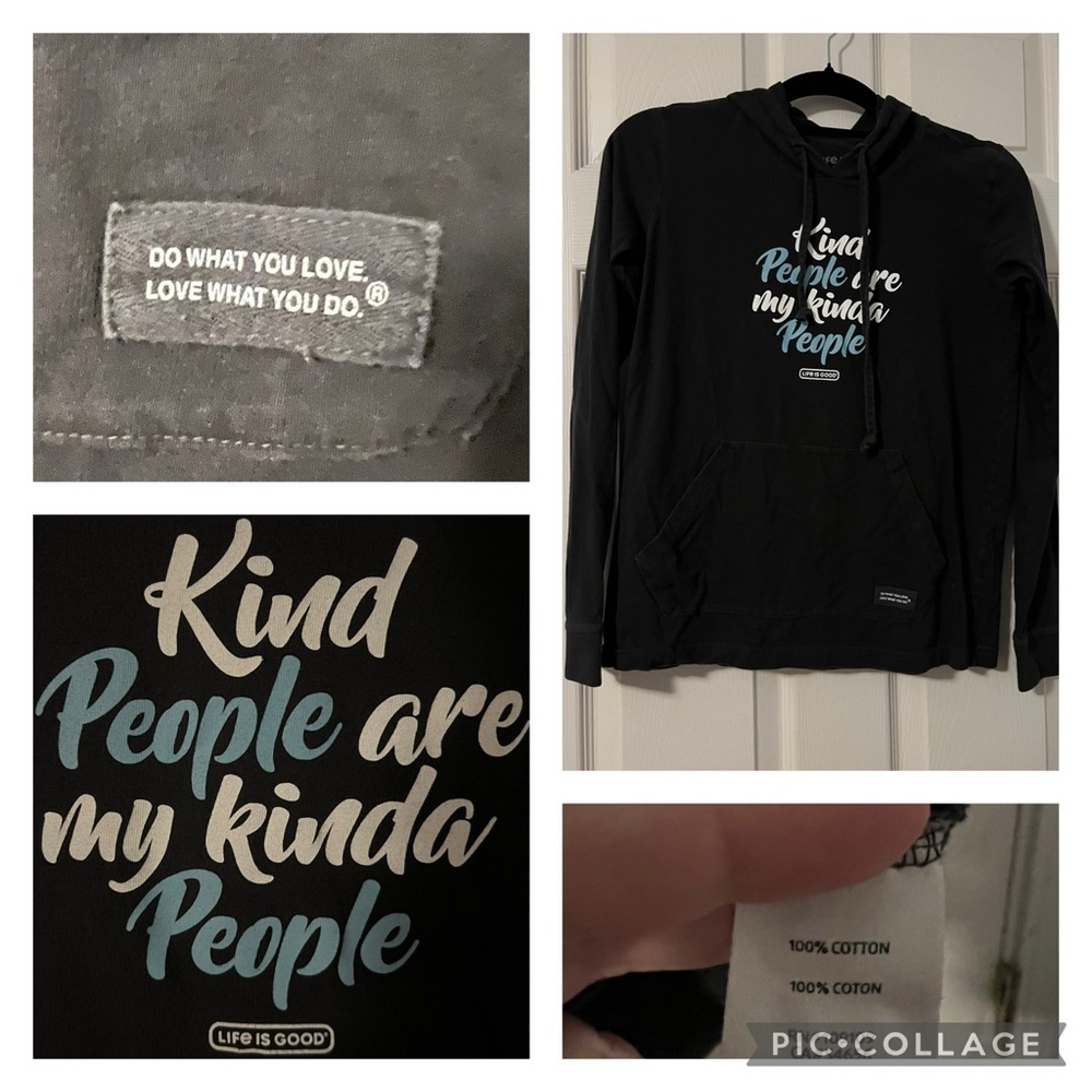 Life Is good Kind People hoodie